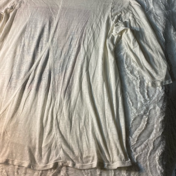 🦚 Lucky Brand Peacock Print Long Sleeve Tunic Top Size 3X - Picture 10 of 11